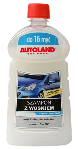 Autoland autošampón s voskom 500ml