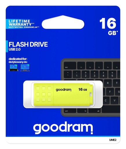PenDrive 2.0 GOODRAM NEO 16GB ŽLTÝ