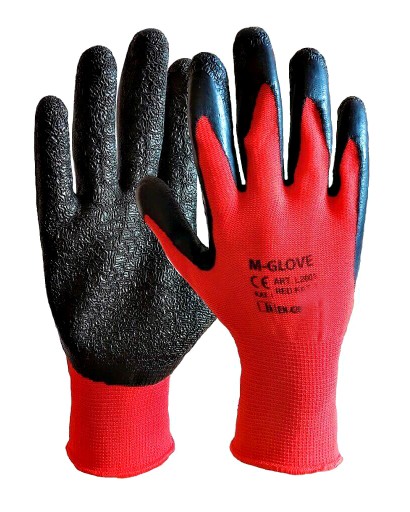 PRACOVNÉ RUKAVICE LATEXOVÉ POVRCHNUTÉ PP 003 VEĽKOSŤ 10