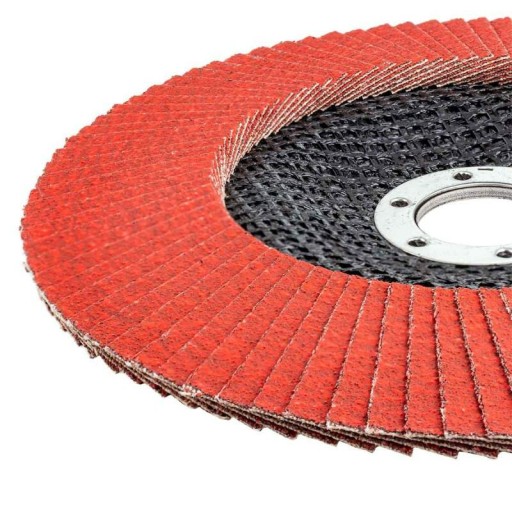 KLAPKOVÝ KOTOUČ NA BRÚSENIE DREVA, KOVOVÁ KLAPKA 150MM P100