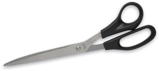 Kancelárske nožnice NOŽNICE 25 CM ČIERNA NEREZ