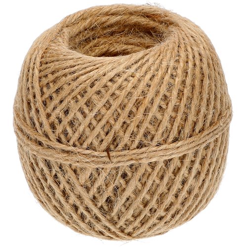Prírodná hnedá jutová šnúrka 1,5 mm/100m/100g