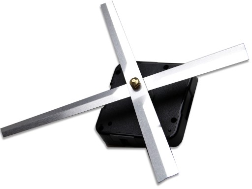 HT mechanizmus, dlhé ručičky, STRIEBORNÁ, 24cm