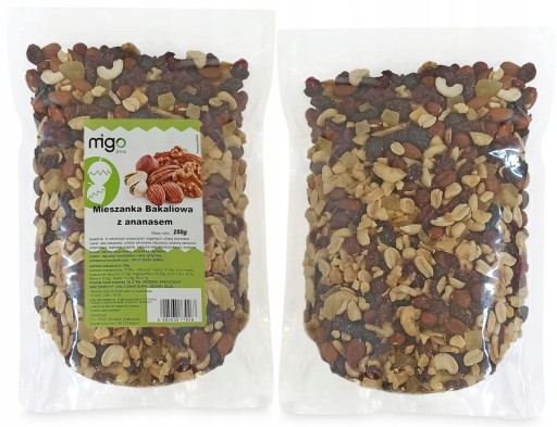 MIX sušeného ovocia a ananásu - 250g - MIGOgroup