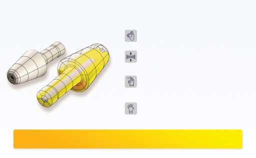 3M flexibilné štuple do uší so šnúrkou 1 pár