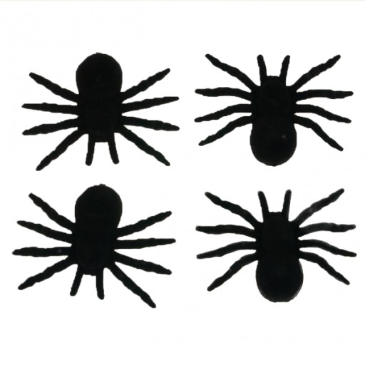 DEKORATÍVNE PAVÚKY HALLOWEEN ARACHDERS 10cm 4ks