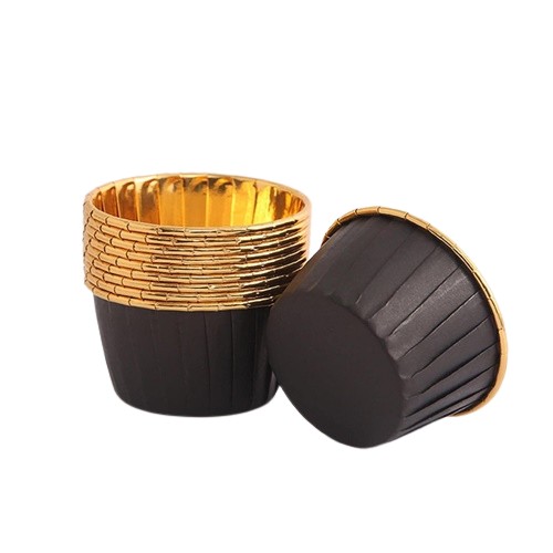 MUFFIN LINERS formičky na košíčky DECORATIONS narodeninové čierne 20 ks