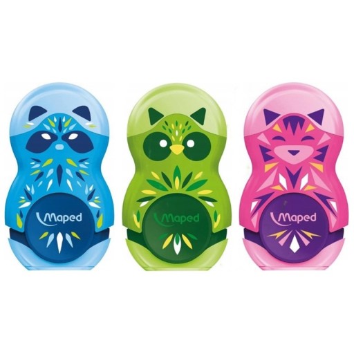 Maped Sharpener s gumou Mini Cute Loopy otvor