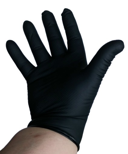 NITRAX GRIP ČIERNE RUKAVICE 9