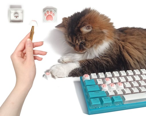 Cat's Paw Custom ESC Keycap Claw Keycaps - 1 ks.
