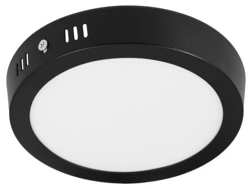 Prisadený LED panel 12W, neblikajúci CCD, okrúhly, silný, neutrálny
