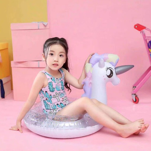 Plavecký kruh UNICORN s GLITTER GLITTER 70 - ideálny na letné dni