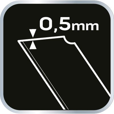 Vymeniteľné zlomené čepele 18 mm, 10 ks.