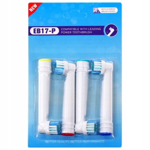Hlavice zubnej kefky Oral-B Braun EB17-P 4 ks