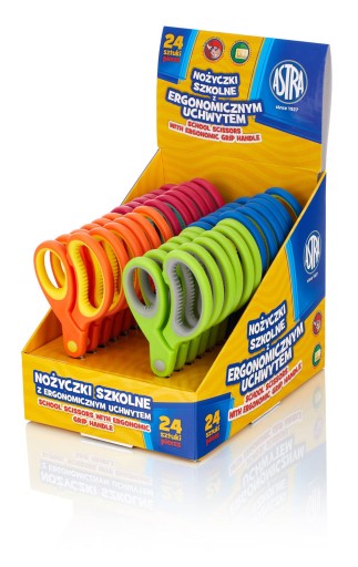 Nožnice s ergonomickou rukoväťou Astra Mix Colors 407118006