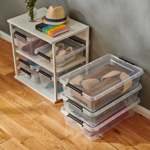 PLASTOVÝ KONTAJNER S VÍKOM ÚLOŽNÝ BOX MALÝ 0,65L