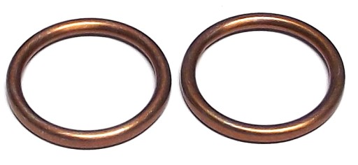 Tesnenie výfukového kolena valca WSK 125, pár 2 kusov, 4,0 mm
