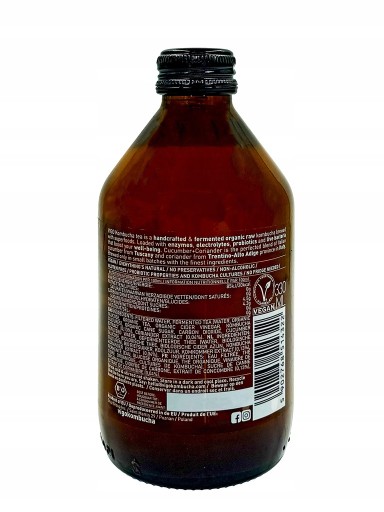 Kombucha uhorka + koriander BIO 330ml