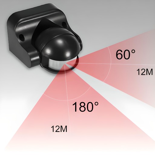 NÁSTENNÝ SÚMRAK POHYBOVÝ SENZOR PIR OUTDOOR LED