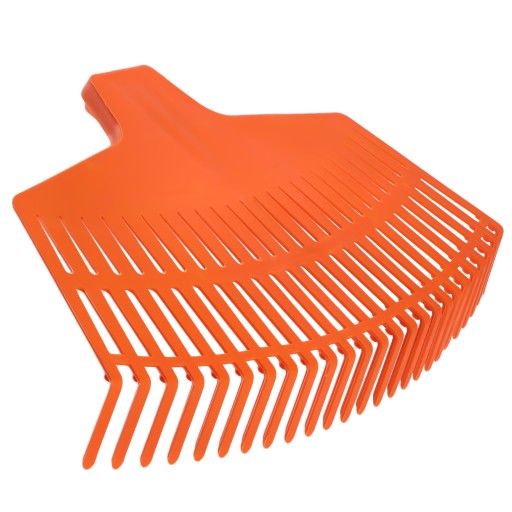 KADA ZÁHRADNÉ HRABLE NA LÍSTIE, PAPATY BEZ RÚČKY, PLAST ORANŽ.