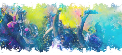 Holi Powder color powder HOLI Festival farieb ŽLTÁ bezpečná