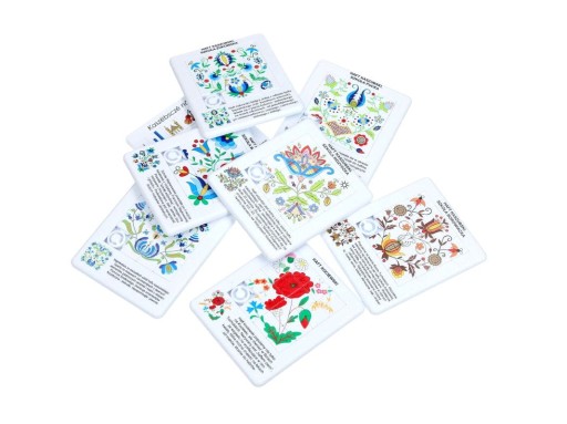 Ľudové puzzle Łowicz kvety