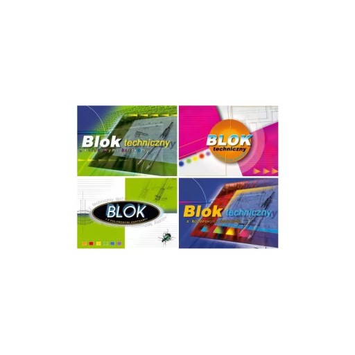 FAREBNÝ TECHNICKÝ BLOK A3 10K LINE