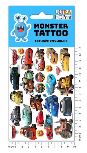 UMÝVAJÚCE DOČASNÉ TETOVANIE PRE DETI DETSKÉ AUTÍČKY ORIGINÁLNE VZORKY