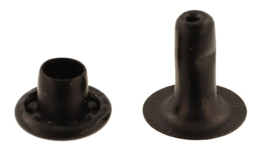 Krajčírsky nit N4 8,8x8mm Krytky nitov 50ks ČIERNA