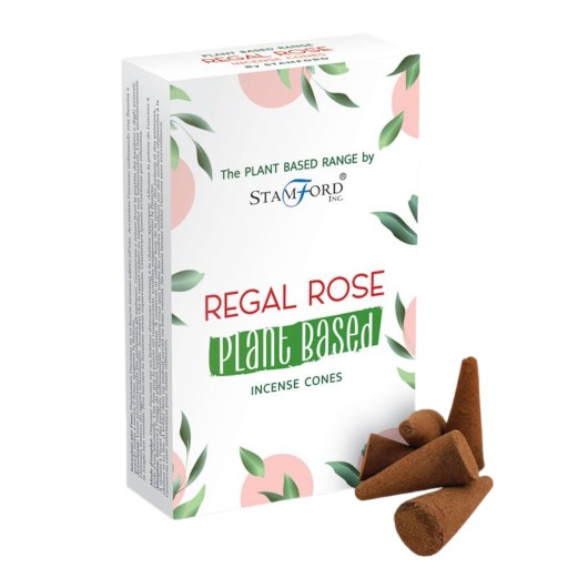 Vonné kornútky na rastlinnej báze Royal Rose