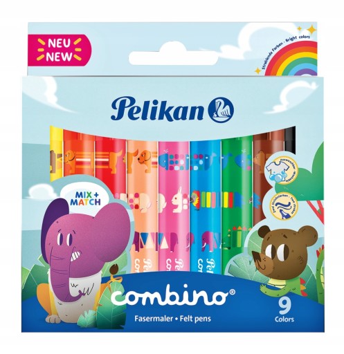 Náučné fixky Pelikan Markers combino 411/9