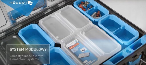 ORGANIZÁTOR box priehradky SKRUTKY návnady MODULÁRNE drobnosti HOEGERT