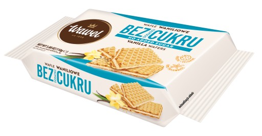 Vanilkové oblátky bez pridaného cukru Wawel 110g