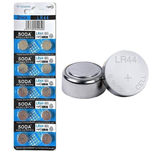 LR44 357 AG13 alkalické batérie 10 ks.