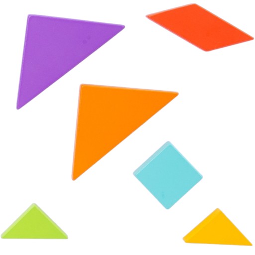 TANGRAMOVÉ MAGNETICKÉ BLOKY DREVENÉ PUZZZLE XL