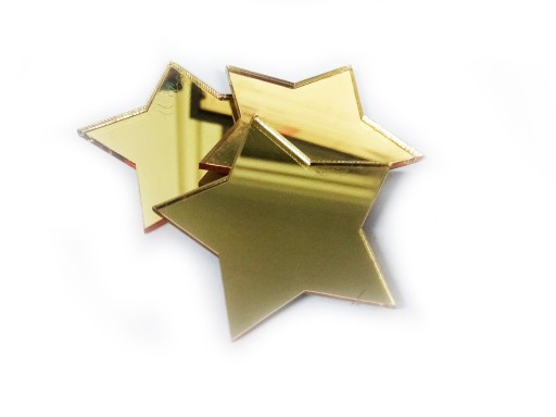 Akryl ZRKADLO hviezda 20x19 cm LZ-83
