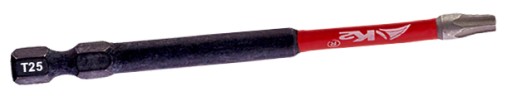 Nárazový hrot bitu pre skrutkovač K2 Impact TX25 TORX T-25 S2 90mm