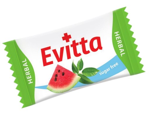 Evitta Cukríky bez cukru, zelený čaj, vodný melón
