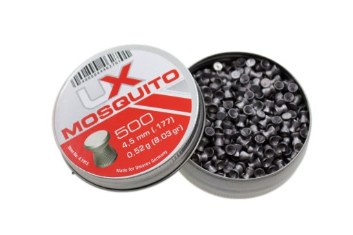 Umarex Mosquito vzduchové pištole ploché 0,52g kal.4,5mm 500 kusov