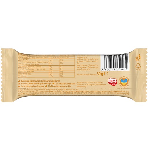 BAKALLAND Müsli tyčinka slaný karamelová s medom 30 g