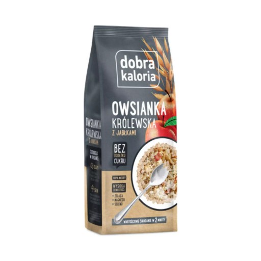 Kráľovská ovsená kaša s jablkami 320 g Dobrá kalória