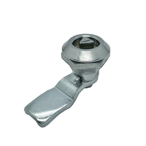 Trojuholníkový zámok štvrťotáčkový, pochrómovaný 7mm / 18,5mm