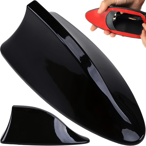 AUTO ANTENNA STRECHA SHARK FINS SHARK SHARK RADIO FM BLACK