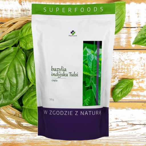 Indická Tulsi ázijská bazalka, sušený rez - 50 g