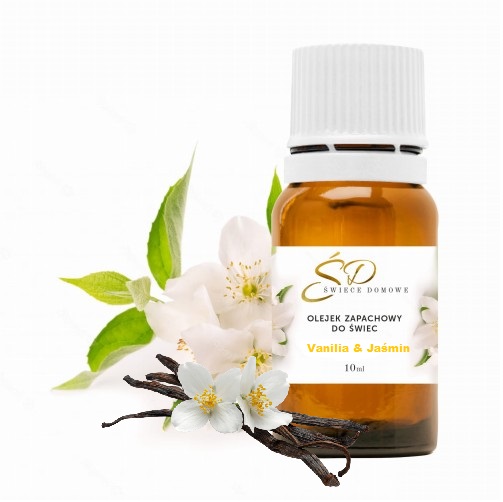 Sviečková vôňa Vanilla & Jasmine sójový voskový olej na sviečky 10 ml