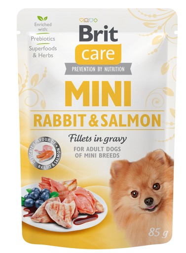 Brit Care Rabbit Salmon filety králičí losos 85g