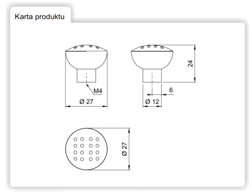 NÁBYTKOVÁ KĽÚČKA K SKRINE G016/MAT CHROM (A054) AMIX