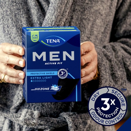 TENA MEN Extra Light anatomické vložky 14 ks.