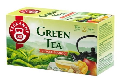 Teekanne Zelený čaj Ginger Mango 20 vrecúšok