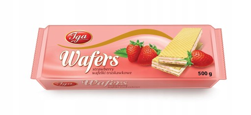 IGA JAHODOVÉ OBLÁTKY 500G VEĽKÉ BAL